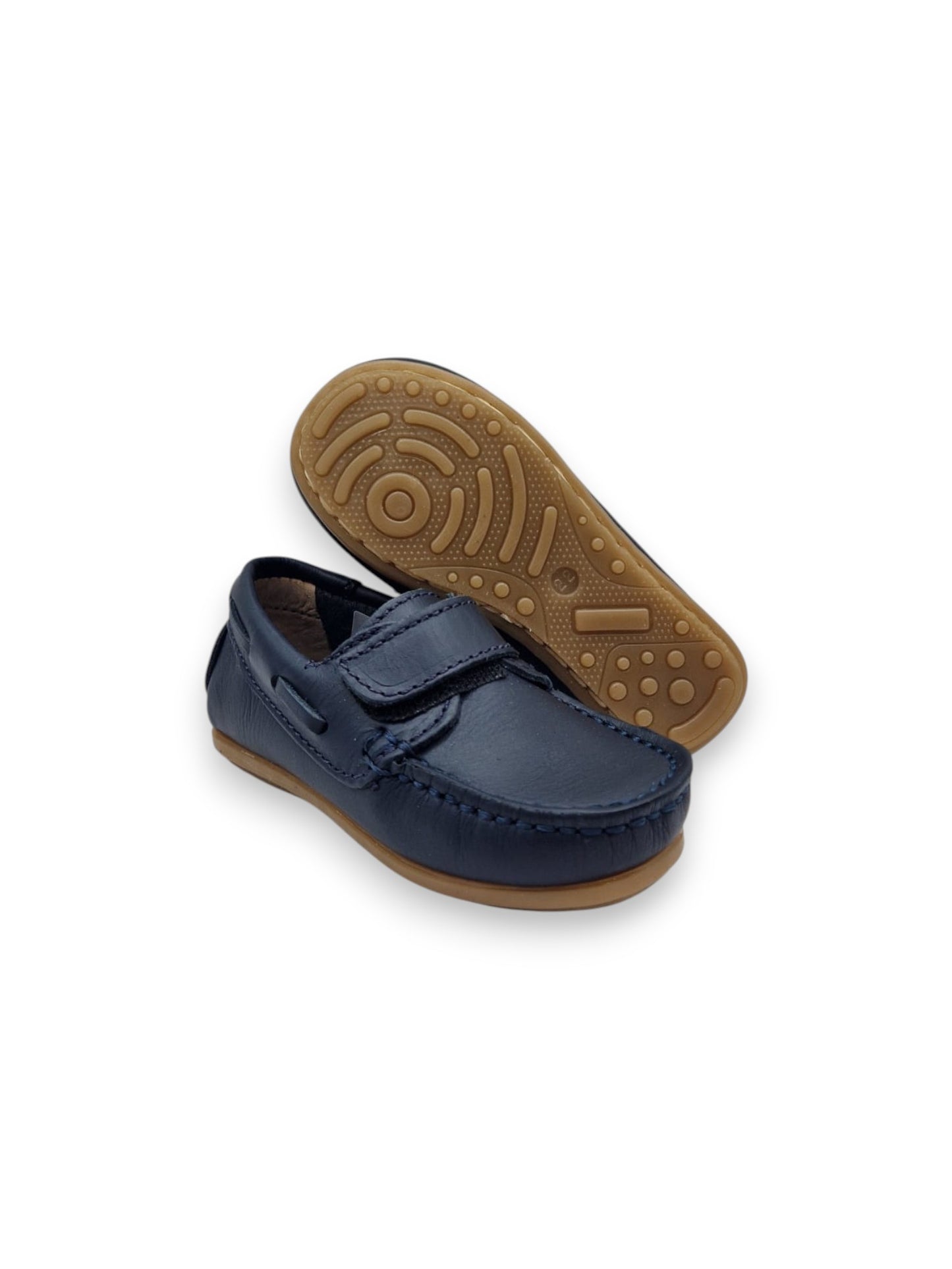 Mocassim com Velcro costura cor