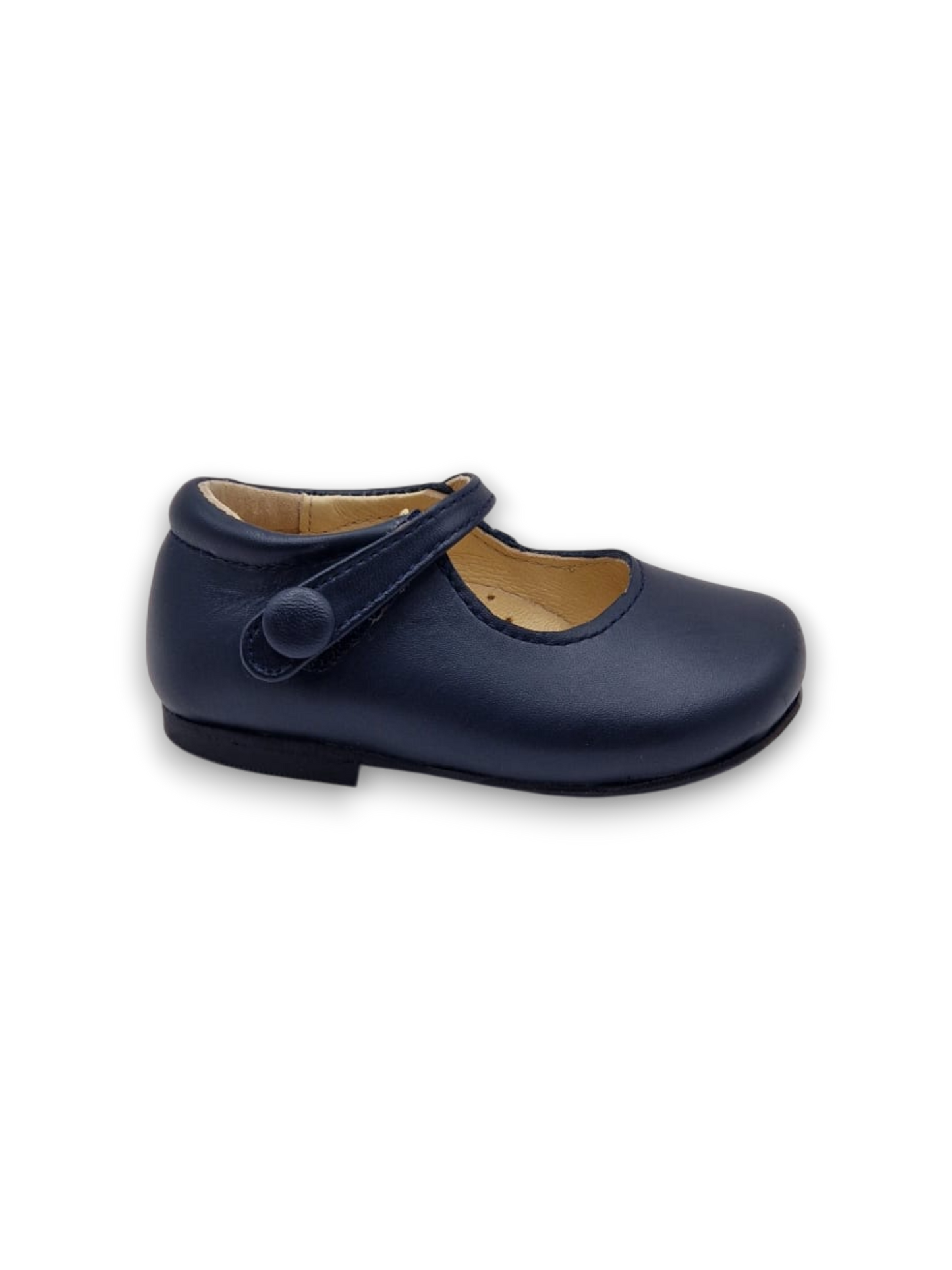 Sapato de Velcro e Botão Fingido