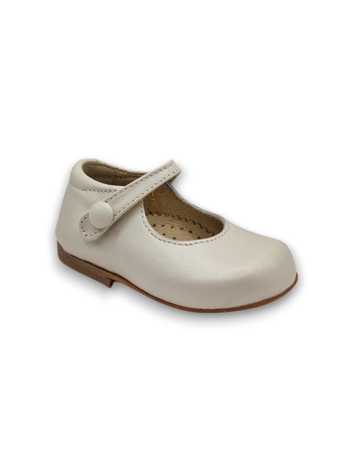 Sapato de Velcro e Botão Fingido