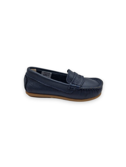 Mocassim com Travessão e costura à cor